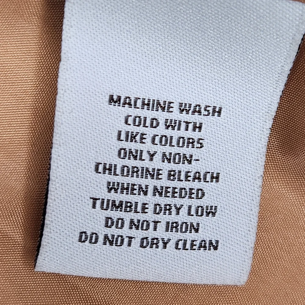 Vtg Jaclyn Smith Large Metallic Copper Bronze Button Front Holiday Jacket. - Picture 11 of 12